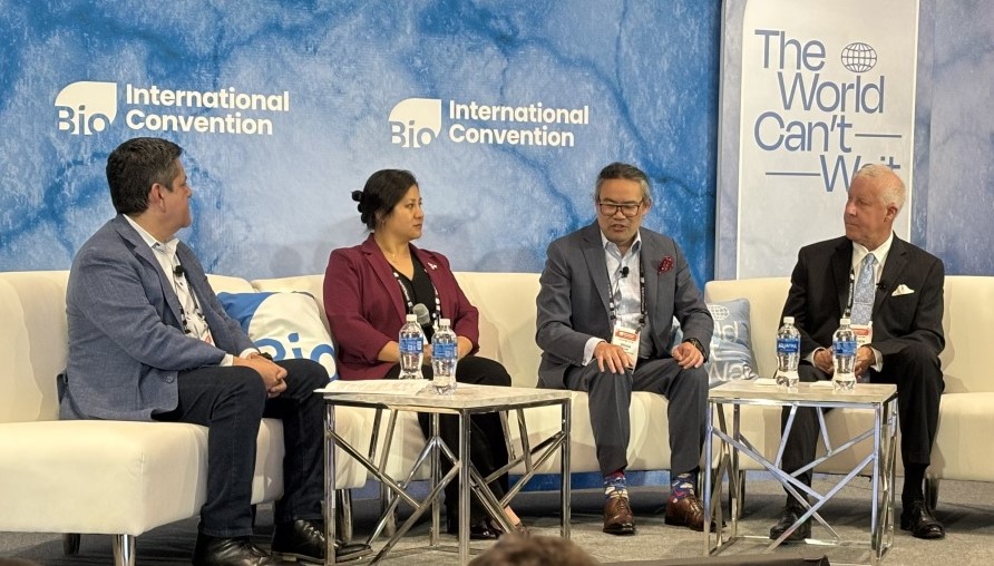 Ben Castro (from left), Parika “Pinky” Petaipimol, Brian Tham and Stephen Grant.