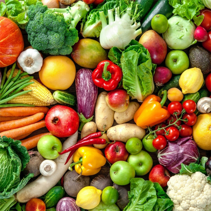 Variety of colorful fruits and vegetables | Oral Allergy Syndrome causes