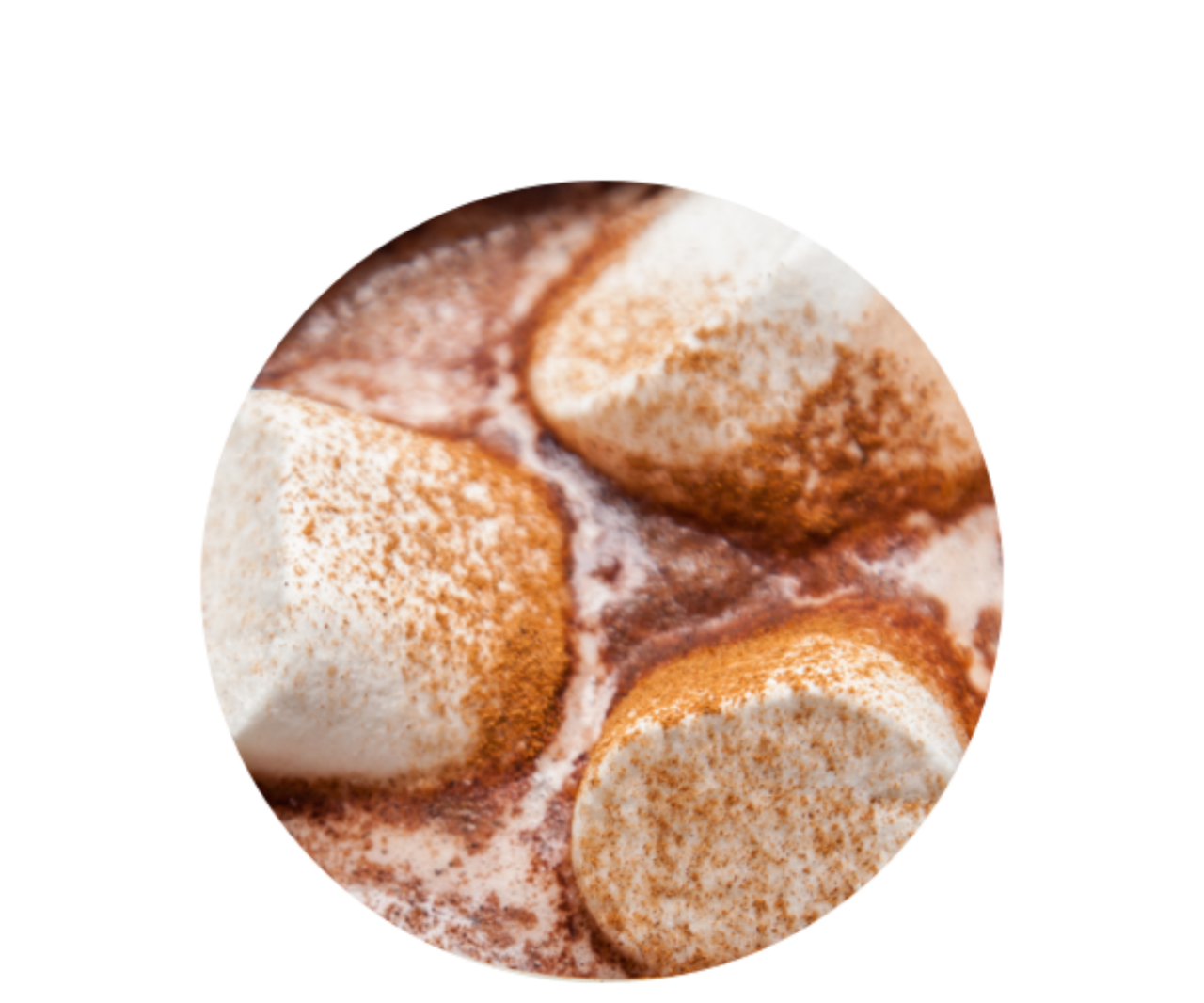 Marshmallows in a cup of hot cholate  | Peanut allergy triggers